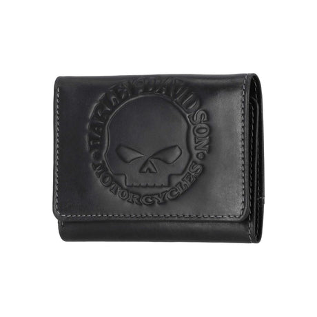 Harley-Davidson Willie G Snap Trifold Wallet - Black