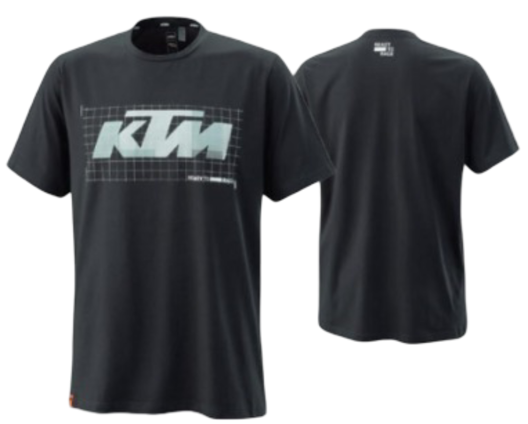 KTM Men's Grid T-Shirt - Black