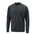 Dark gray sweatshirt with a brand logo on a white background