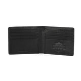 Harley-Davidson Men's Pebble Leather Classic Eagle Billfold Wallet - Black
