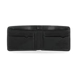 Harley-Davidson Men's Billfold Canvas & Leather Wallet - Black