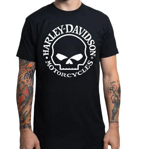 Harley-Davidson Men's Willie G Outline Shirt - Black
