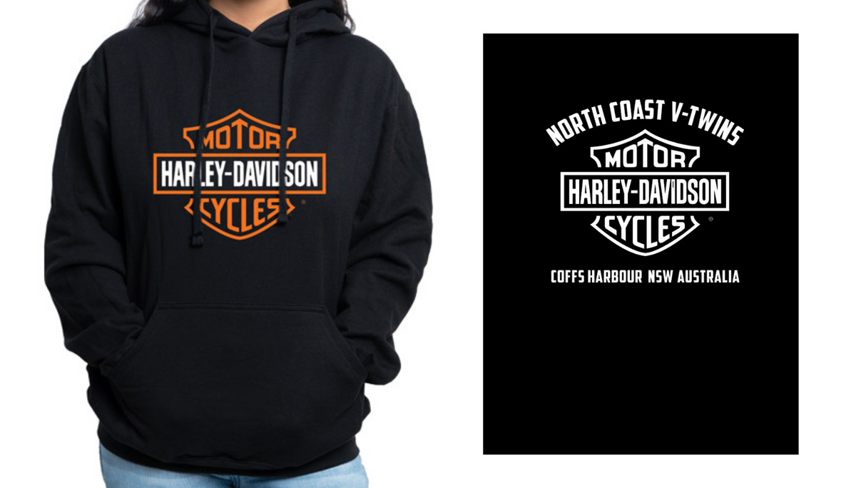 V Twins x Harley Davidson Women s Classic Hoodie