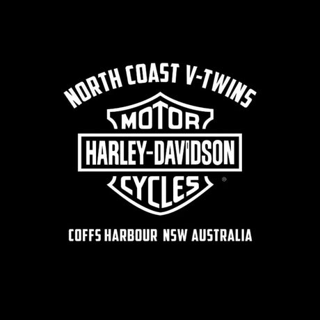 V-Twins x Harley-Davidson Men's Bar & Shield Zip Hoodie - Black