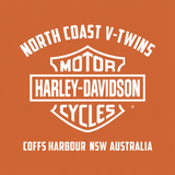 V-Twins x Harley-Davidson  Men's Slick T-Shirt - Texas Orange