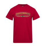 V-Twins x Harley-Davidson Men's Encounter T-Shirt - Cardinal Red