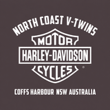 V-Twins x Harley-Davidson Men's Death Star T-Shirt - Tweed