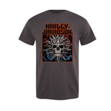 V-Twins x Harley-Davidson Men's Death Star T-Shirt - Tweed