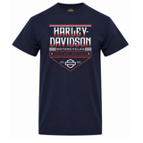 V-Twins x Harley-Davidson Men's Salute T-Shirt - Navy