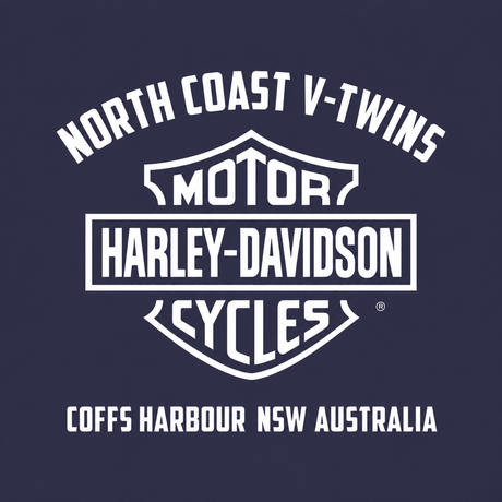 V-Twins x Harley-Davidson Mercury T-Shirt - Navy