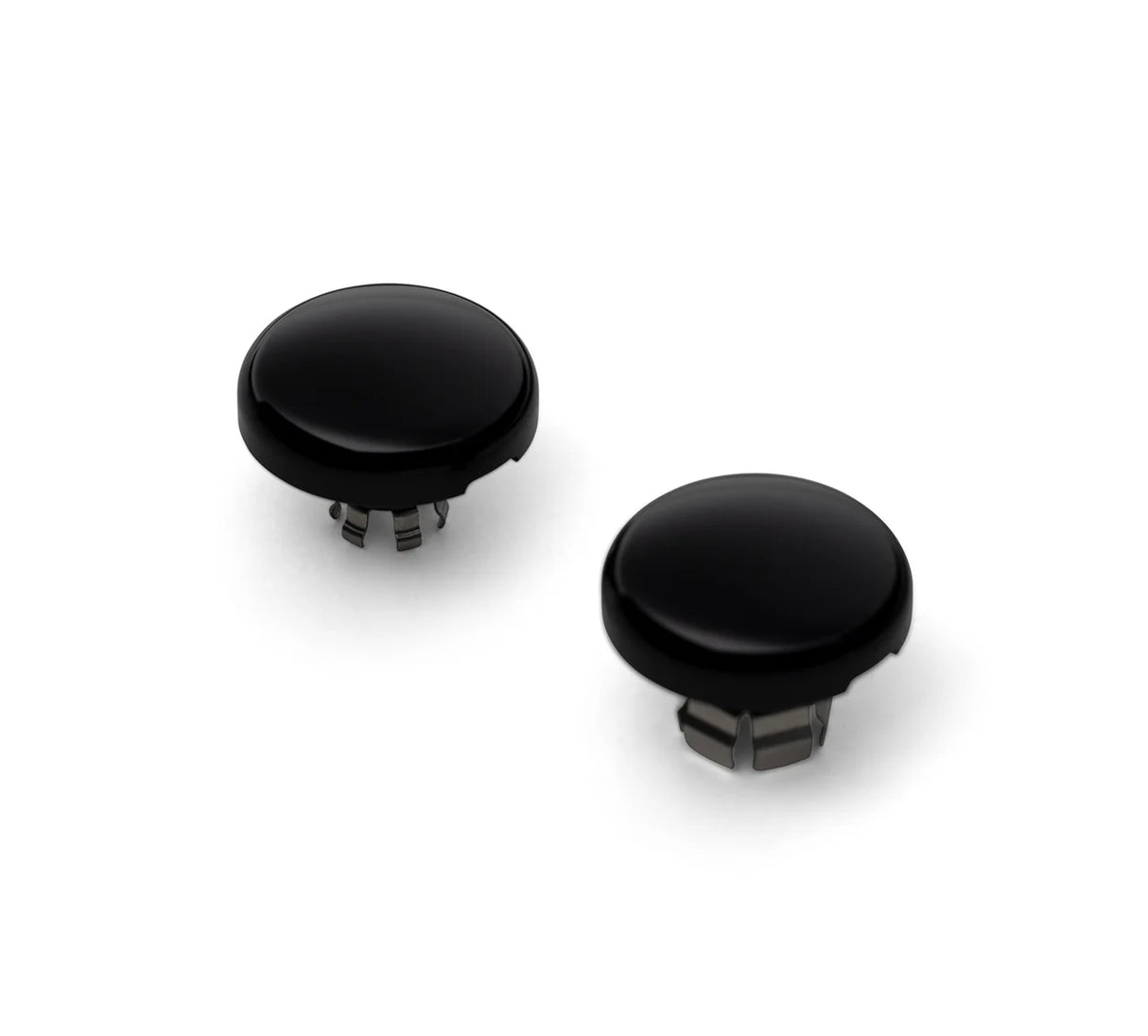 Harley-Davidson Gloss Black Front Axle Nut Covers