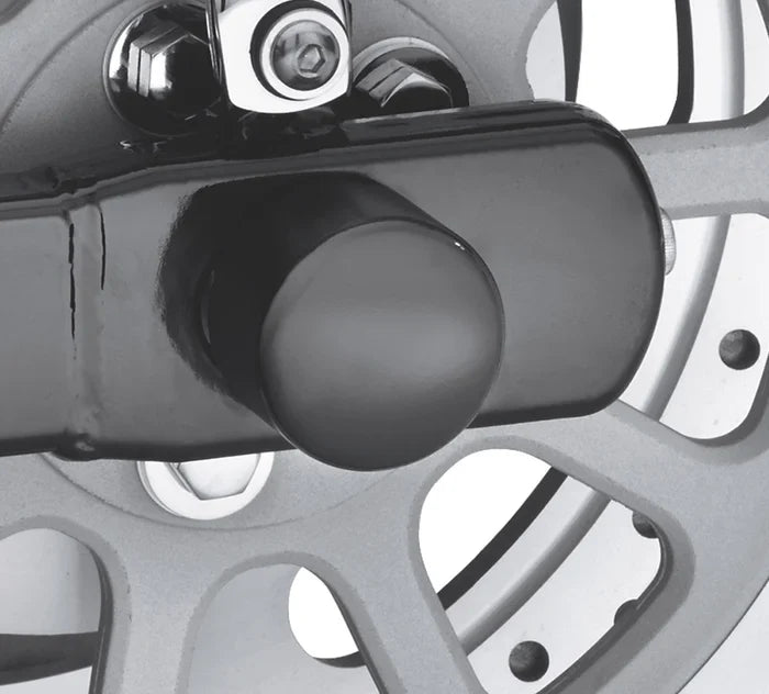 Harley-Davidson Rear Axle Nut Covers  - Gloss Black