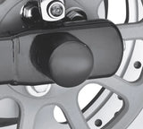 Harley-Davidson Rear Axle Nut Covers  - Gloss Black