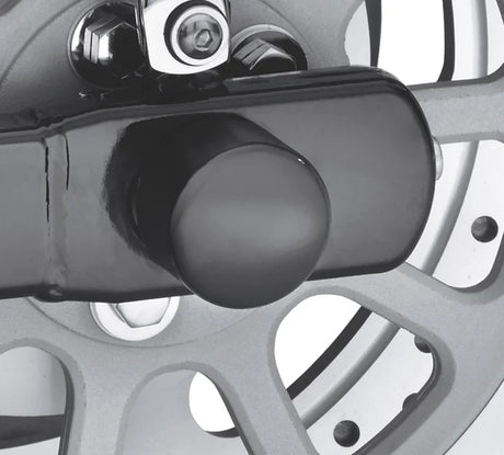 Harley-Davidson Rear Axle Nut Covers  - Gloss Black