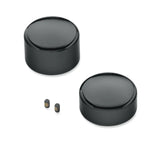 Harley-Davidson Rear Axle Nut Covers  - Gloss Black