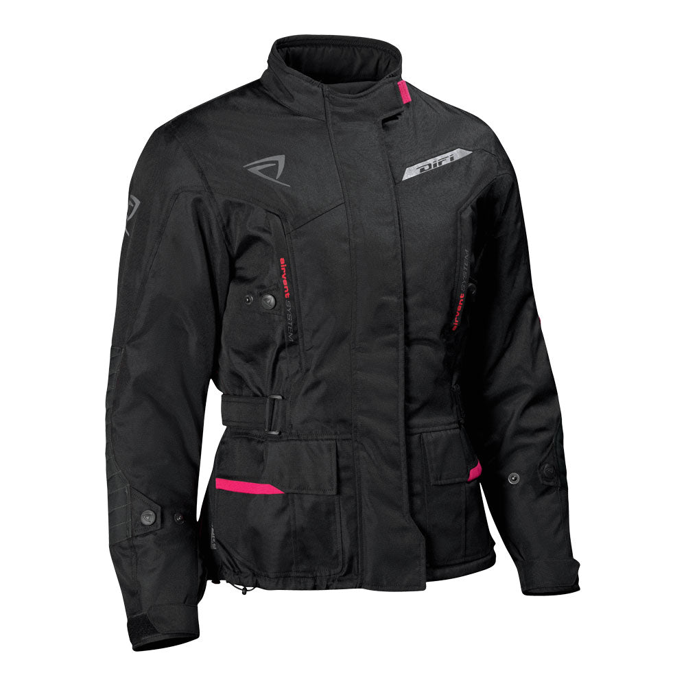 Difi Women's Shuttle Aerotex Jacket - Black/Pink