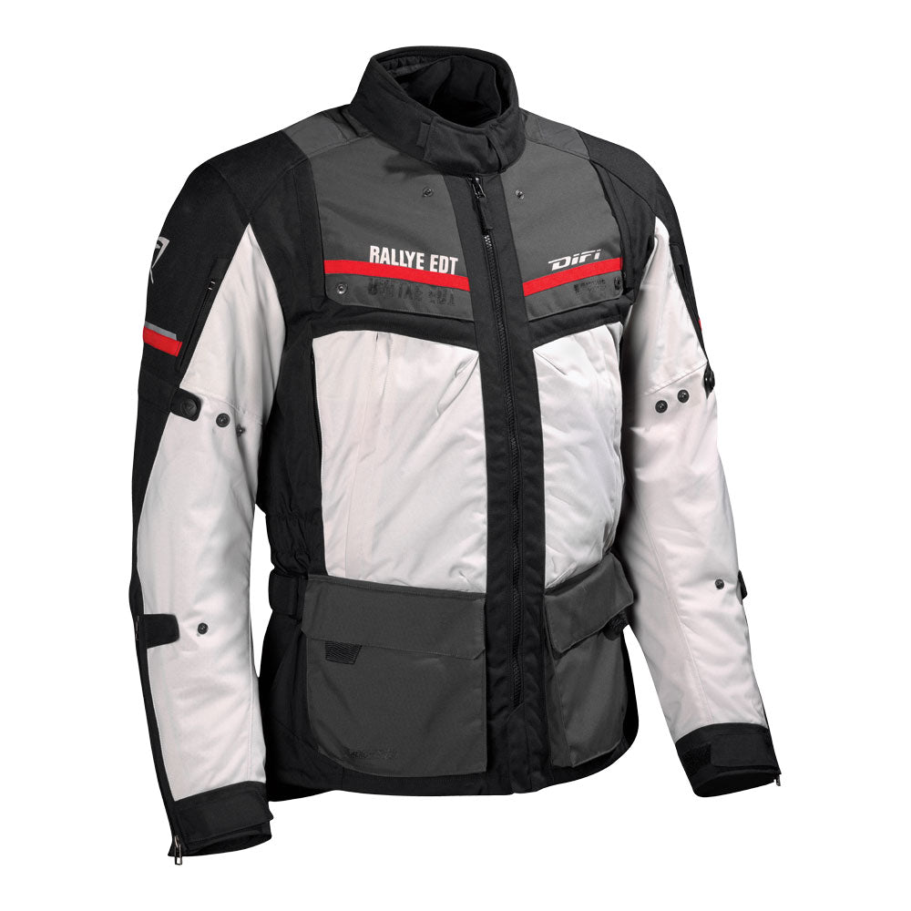Difi Men's Sierra Nevada 3 Aerotex Jacket - Black/Grey/Red