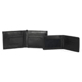 Harley-Davidson Unisex Smooth Leather Bar & Shield Billfold Wallet - Black