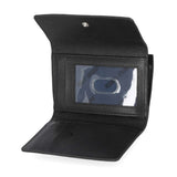 Harley-Davidson Women's Pebble Leather Bar & Shield Billfold Wallet - Black