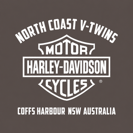 V-Twins x Harley-Davidson Men's Electric T-Shirt - Charcoal