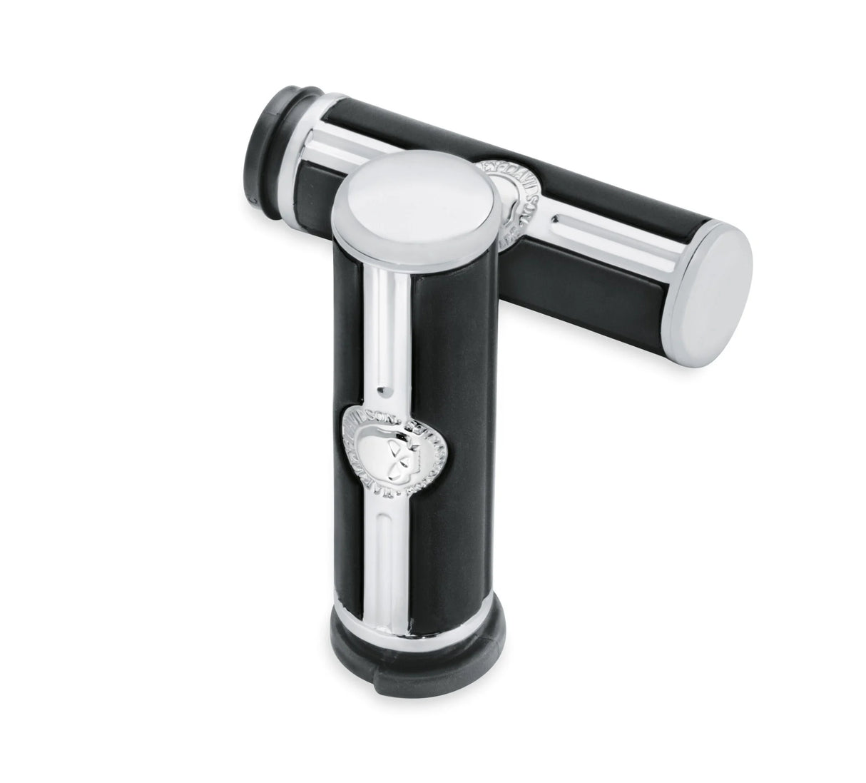Harley-Davidson Willie G Skull Handgrips - Chrome
