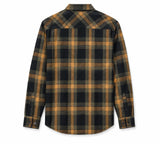 Harley-Davidson Woven Shirt - Brown/Black Plaid
