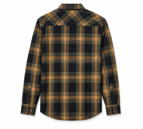 Harley-Davidson Woven Shirt - Brown/Black Plaid