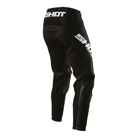 Shot Raw Pants - Black