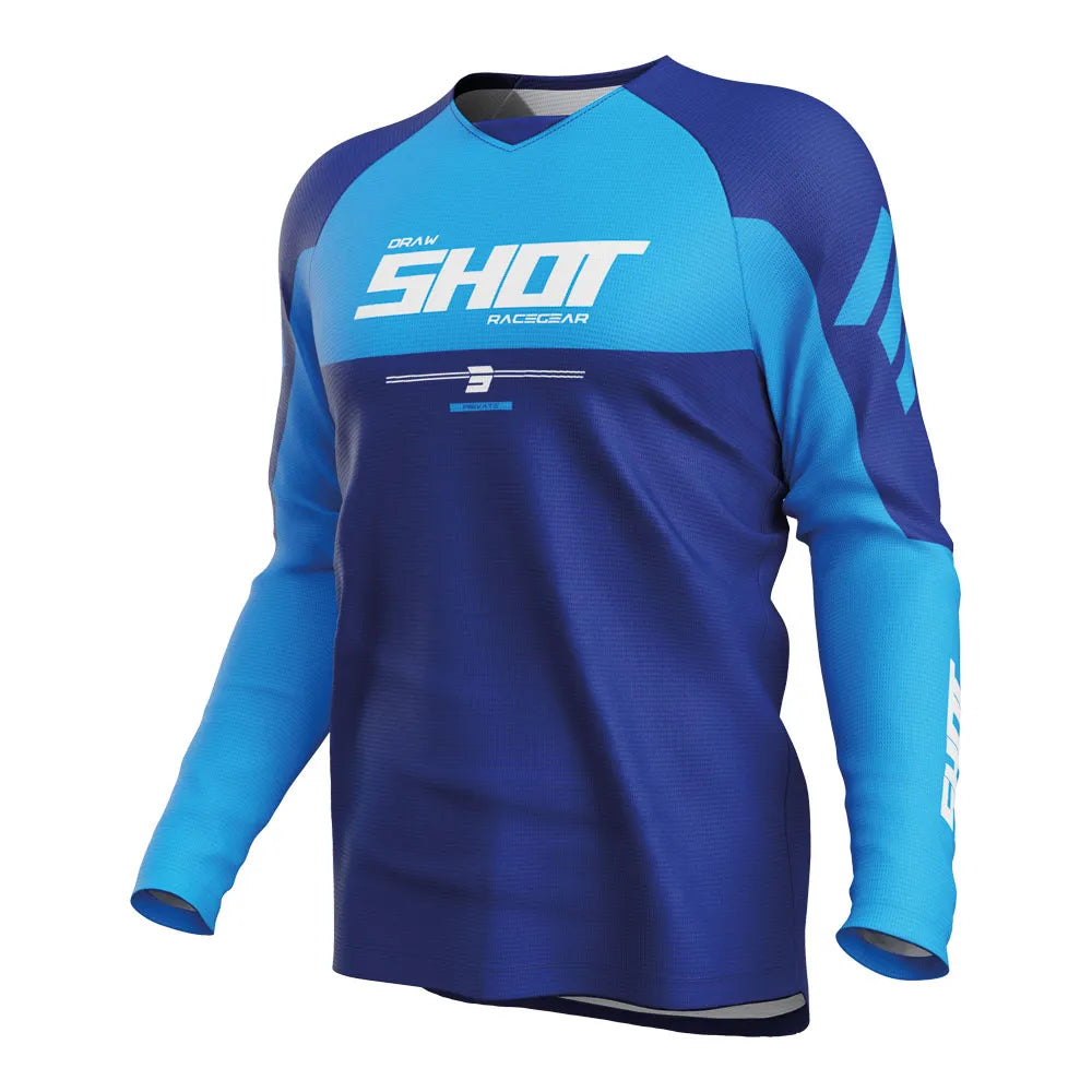 Shot Draw Men's Private Jersey - Blue