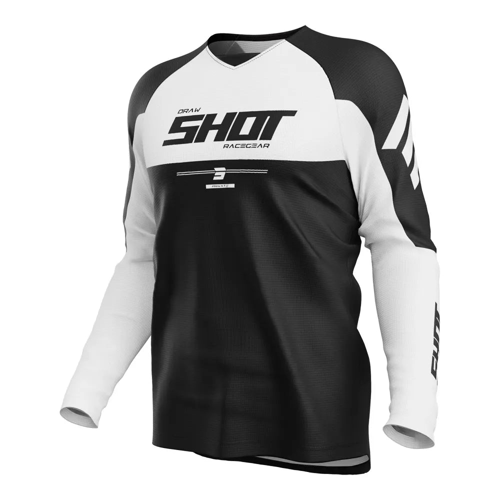 Shot Draw Men's Private Jersey - White