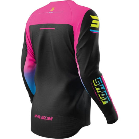 Shot Draw Kids Block Jersey  - Pink