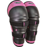 Fox Kids Peewee PW-1 Knee Guards - Black/Pink