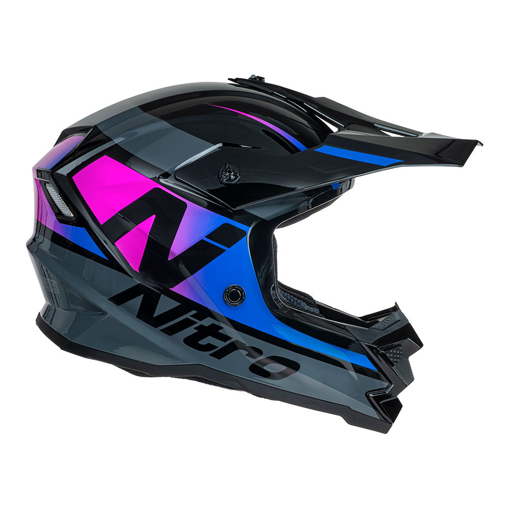 NITRO MX710 Youth Onyx - Purple/pink