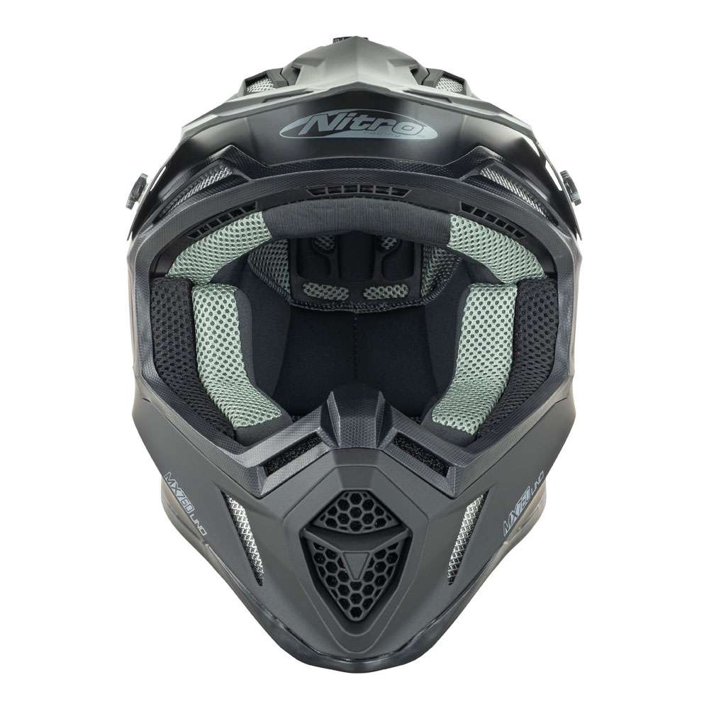 Nitro MX760 Helmet - Satin Black