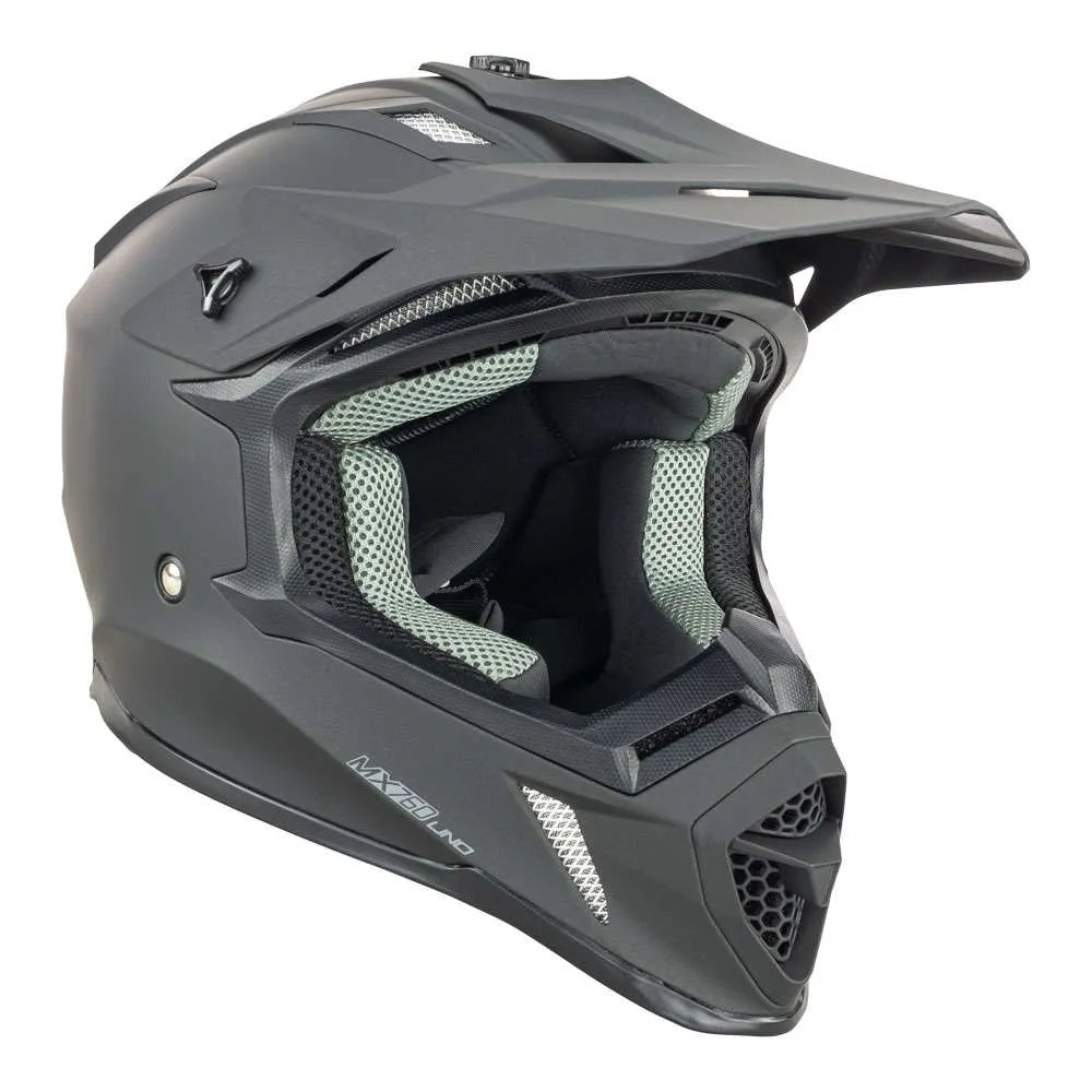 Nitro MX760 Helmet - Satin Black