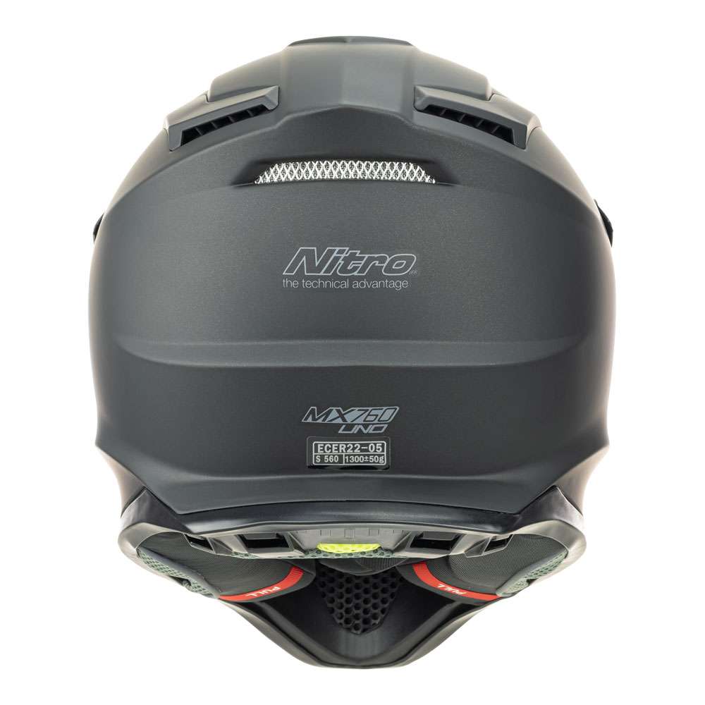 Nitro MX760 Helmet - Satin Black