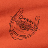 Dickies x H-D Men's Horsepower Heavyweight Pigment Dyed Tee - Vintage Orange