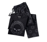 Harley-Davidson Men's Willie G Skull Short Sleeve Pajama Set