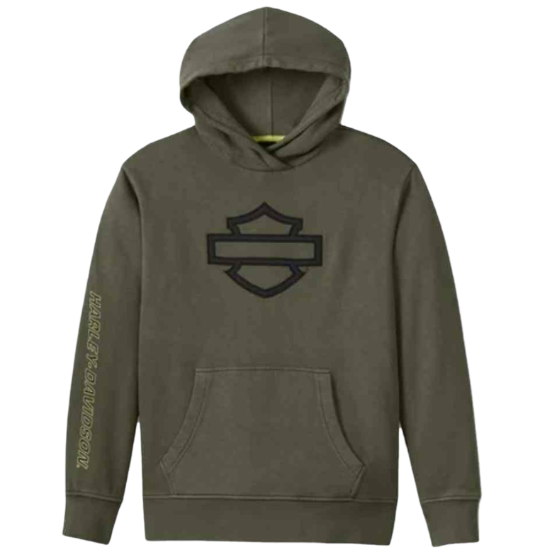 Harley-Davidson Women's Bar & Shield Pullover Hoodie - Green