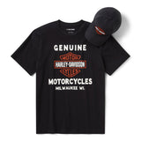 Harley-Davidson Men's Bar & Shield Hat & Tee Set
