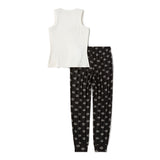 Harley-Davidson Women's Open Bar & Shield AOP Tank & Pant Pajama Set - White