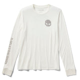 Harley-Davidson Women's Willie G Skull Bling Long Sleeve - Cloud Dancer