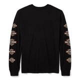 Harley-Davidson Men's State of Mind Long Sleeve T-Shirt - Black
