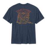 Harley-Davidson Men's Engine Twins T-Shirt - Blue