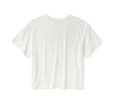 White t-shirt on a white background