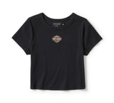 Harley-Davidson Women's Essential Arched Font Babydoll Tee