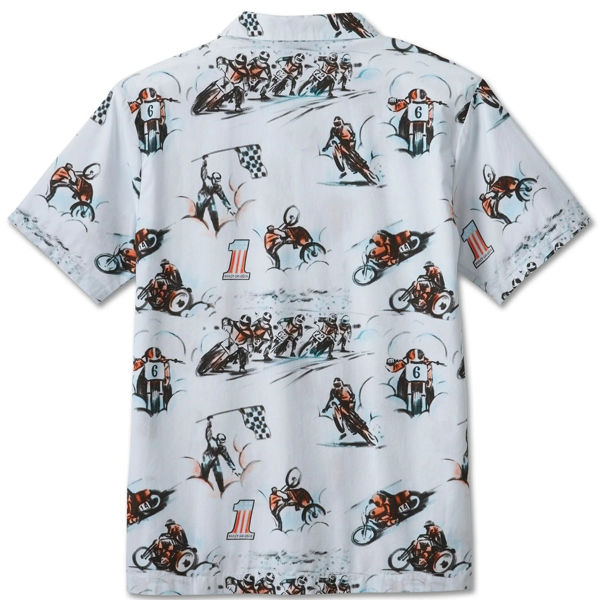 Harley-Davidson Men's Woven Shirt - Aloha Print