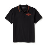 Harley-Davidson Men's Bar & Shield Solid Pique Polo