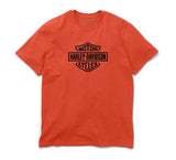 Harley-Davidson Men's Standard Bar & Shield Tee - Vintage Orange
