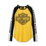 Harley-Davidson Women's Long-Sleeve Shirt - Yellow